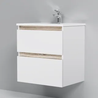 Тумба под раковину Am.Pm X-Joy M85AFHX0602WG подвесная белый глянец 60  см